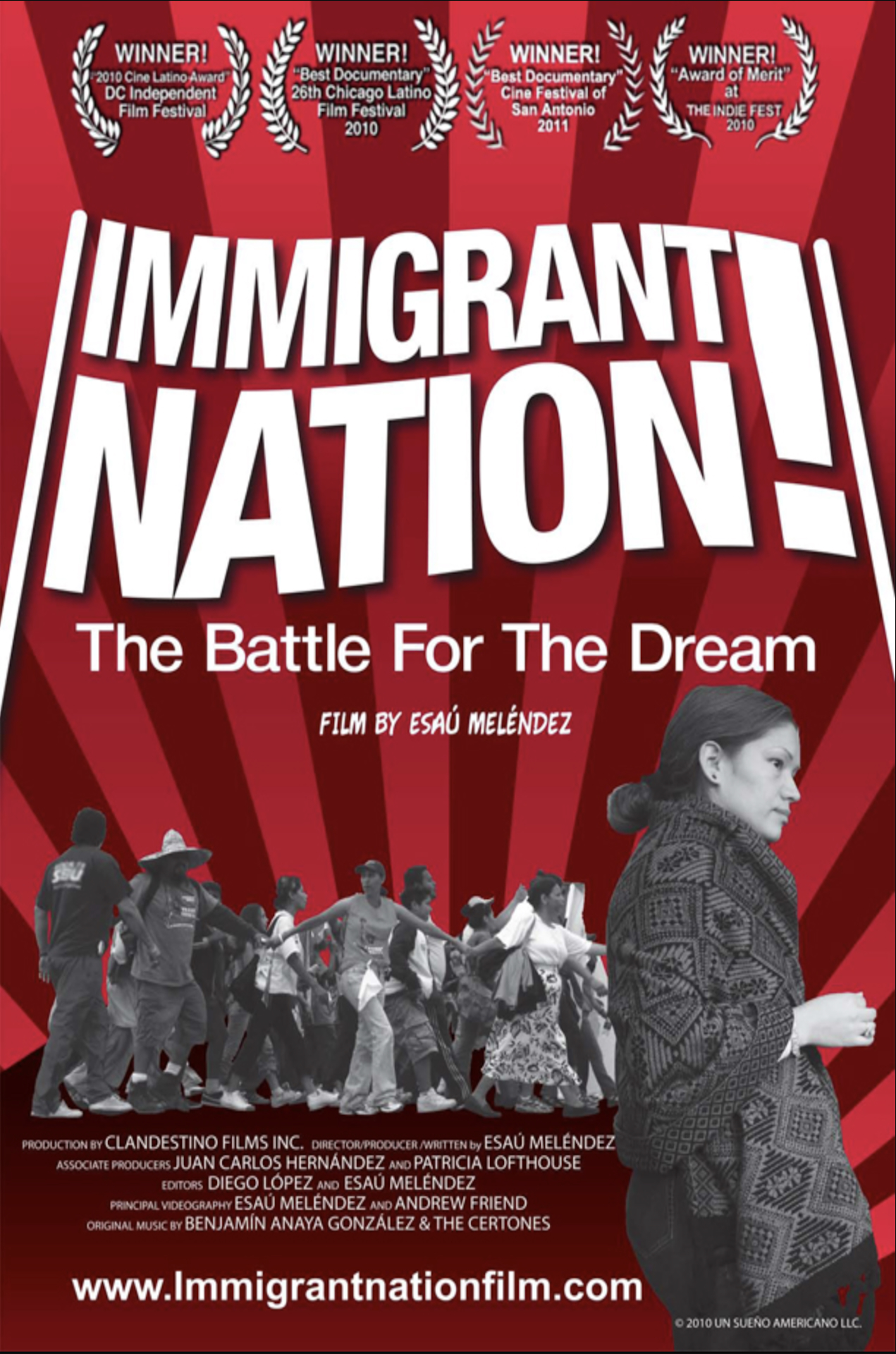 Póster de Nación inmigrante. La batalla por un sueño
